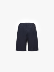 Quần Short Thể Thao In Logo 4Men Club Form Regular QS079 Màu Xanh Đen