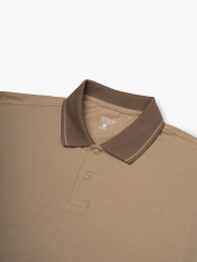 Áo Polo Cá Sấu In 2 Bên Sườn Form Regular PO175 Màu Be