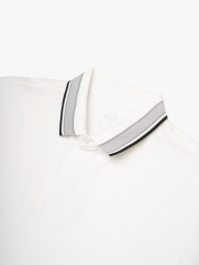 Áo Polo Cổ Phối Màu Form Regular PO172 Màu Trắng