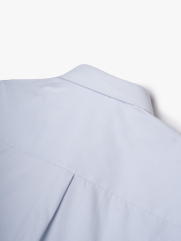 Áo Sơ Mi Tay Ngắn Thêu Logo M Form Regular SM197 Màu Xanh Biển