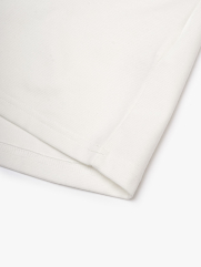 Áo Thun Cổ Tròn Phối Bo Form Regular AT180 Màu Trắng