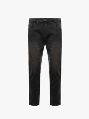 Quần Jean Diễu Túi Sau Form Slimfit QJ117 Màu Xám Đậm