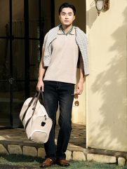 Quần Jean Rã Diễu Thêu Chữ Just Breath Form Straight QJ119 Màu Đen