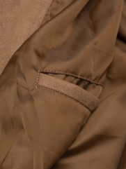 Áo Khoác Da Lộn Dây Kéo Form Regular AK079 Màu Bò