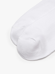 Vớ Công Sở Cổ Trung Sợi Bamboo Kháng Khuẩn Khử Mùi VO148 Màu Trắng