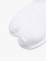 Vớ Nam cổ cao phối màu VO146 Màu Trắng