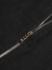 Áo Khoác Jean Trơn Dây Kéo Form Regular AK076 Màu Đen