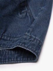 Áo Khoác Jean Trơn Dây Kéo Form Regular AK076 Màu Xanh