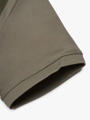 Áo Polo Cá Sấu In Sọc 2 Bên Form Regular PO178 Màu Rêu