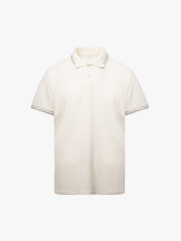 Áo Polo Dệt Kim Gân Nổi Form Regular PO176 Màu Trắng