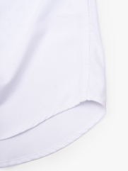 Áo Sơ Mi Diễu Ly Hạn Chế Nhăn Wrinkle X Thêu Peakhour Form Slimfit SM182 Màu Trắng