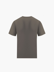 Áo Thun Cổ Tròn Trơn Form Modern AT186 Màu Nâu