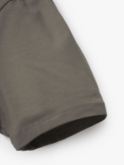 Áo Thun Cổ Tròn Trơn Form Modern AT186 Màu Nâu