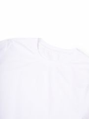 Áo Thun Cổ Tròn Trơn Form Modern AT186 Màu Trắng