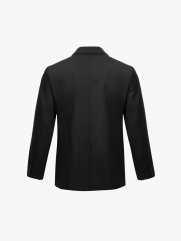 Áo Thun Dệt Kim Họa Tiết Form Slimfit AT182 Màu Đen