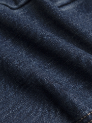 Quần Jean Rã Diễu Trang Trí Thêu 4M Form Regular QJ121 Màu Xanh