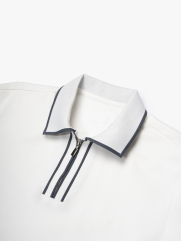 Aó Polo Thêu Logo Ngựa Dưới Lai Form Regular PO182 Màu Trắng