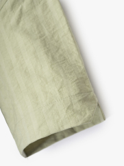 Áo Sơ Mi Cổ Cuban Thêu Đầu Ngựa Form Regular SM200 Màu Xanh