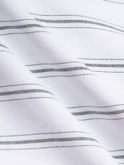 Áo Sơ Mi Sọc Thêu Logo Ngựa Form Regular SM202 Màu Sọc Trắng