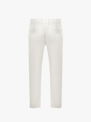 Quần Kaki Trơn Form Slimfit QK032 Màu Trắng