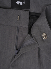 Quần Short Sidetab Trơn Form Straight QS083 Màu Xám