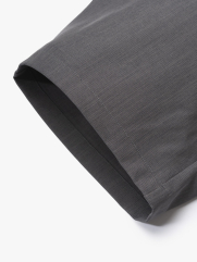 Quần Short Sidetab Trơn Form Straight QS083 Màu Xám