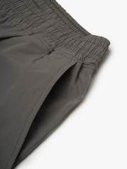 Quần Short Thể Thao 6inch Thêu logo 4m Form Relax QS082 Màu Xám Đậm