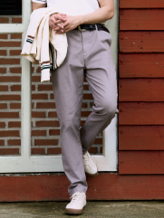 Quần Kaki Trơn Form Slimfit QK032 Màu Xám