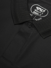 Áo Polo Cool-X In Logo Bông Tuyết Form Regular PO185 Đen