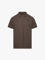 Áo Polo Cool-X In Logo Bông Tuyết Form Regular PO185 Nâu