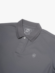 Áo Polo Cool-X In Logo Bông Tuyết Form Regular PO185 Xám Đậm