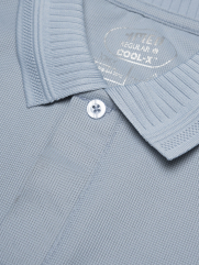 Áo Polo Cool-X In Logo Bông Tuyết Form Regular PO185 Xanh Biển