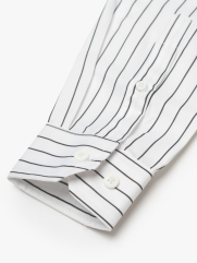 Áo Sơ Mi Sọc Form Slimfit SM172 Sọc Trắng