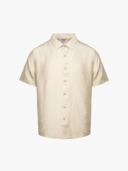 Áo Sơ Mi Linen Xước Ngắn Tay Form Regular SM203