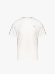 Áo Thun Cool-X Cổ Tròn In Logo Bông Tuyết Form Slimfit AT188 Trắng