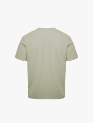 Áo Thun Cool-X In Logo Bông Tuyết Sau Cổ Form Regular AT189 Rêu Nhạt