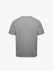 Áo Thun Cool-X In Logo Bông Tuyết Sau Cổ Form Regular AT189 Xám Nhạt