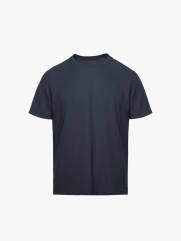 Áo Thun Cool-X In Logo Bông Tuyết Sau Cổ Form Regular AT189 Xanh Đen