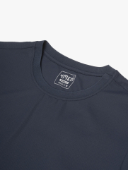 Áo Thun Cool-X In Logo Bông Tuyết Sau Cổ Form Regular AT189 Xanh Đen