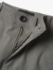 Quần Kaki Trơn Túi 2 Cơi Form Slimfit QK034 Màu Xám Đậm