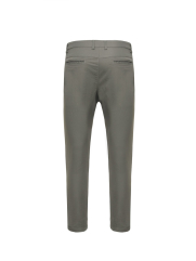 Quần Kaki Trơn Túi 2 Cơi Form Slimfit QK034 Màu Xám Đậm