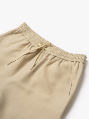 Quần Short Linen Trơn Form Straight QS085 Màu Be