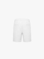 Quần Short Linen Trơn Form Straight QS085 Màu Trắng