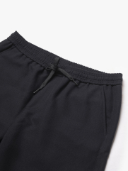 Quần Short Linen Trơn Form Straight QS085 Màu Xanh Đen