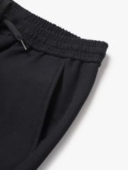 Quần Short Linen Trơn Form Straight QS085 Màu Xanh Đen