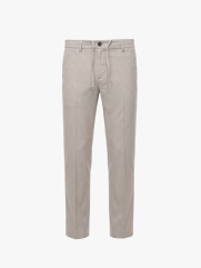 Quần Linen Trơn 1 Cơi Form Straight QK035 Màu Xám