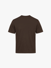 Áo Thun Cổ Tròn In 4MEN Essentials Form Slimfit AT194 Màu Nâu Đậm