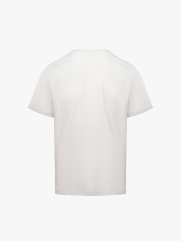 Áo Thun Rayon Cổ V Thêu Chữ Beyond Daily Form Regular AT195 Màu Be