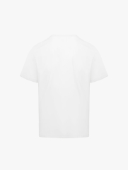 Áo Thun Rayon Cổ V Thêu Chữ Beyond Daily Form Regular AT195 Màu Trắng