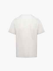Áo Thun Rayon Cổ V Thêu Chữ Beyond Daily Form Regular AT195 Màu Be